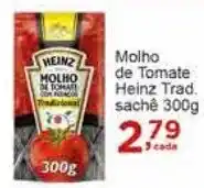 Rossi Supermercado Molho de Tomate Heinz Trad. sachê 300g oferta