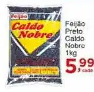 Rossi Supermercado Feijão Preto Caldo Nobre 1kg oferta