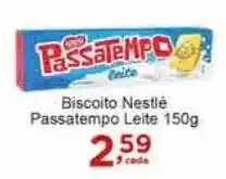 Rossi Supermercado Biscoito Nestlé Passatempo Leite 150g oferta