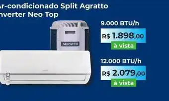 Ar-condicionado Split Agratto Inverter Neo Top 12.000 BTU/h