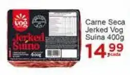 Rossi Supermercado Carne Seca Jerked Vog Suina 400g oferta