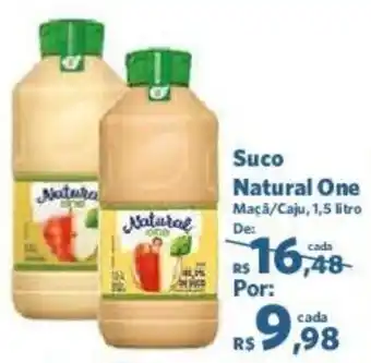 Suco Natural One Maca/Caju, 1,5 litro