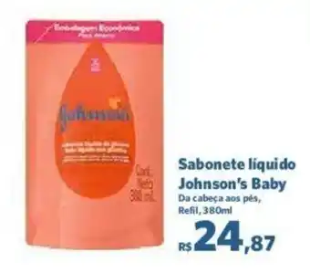Sam's Club Sabonete líquido Johnson's Baby Da cabeça aos pés, Refil, 380ml oferta