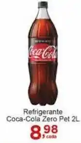 Rossi Supermercado Refrigerante Coca-Cola Zero Pet 2L oferta