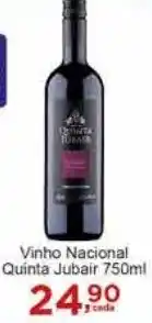 Rossi Supermercado Vinho Nacional Quinta Jubair 750ml oferta