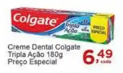 Rossi Supermercado Creme Dental Colgate Tripla Ação 180g Preço Especial oferta