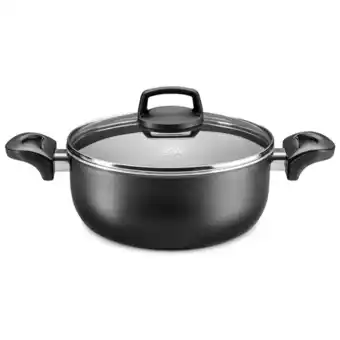 Benoit Panela de alumínio caçarola mta 910 n24 4.2 litros com tampa de vidro oferta