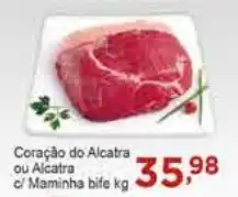 Rossi Supermercado Coração do Alcatra ou Alcatra c/ Maminha bife kg oferta