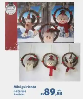 Sam's Club Mini guirlanda natalina 6 unidades oferta