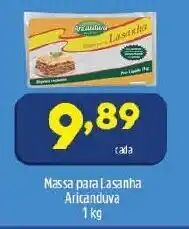 Massa para Lasanha Aricanduva 1kg