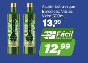 Arena Atacado Azeite Extravirgem Barcelona Vitrais Vidro 500ml oferta