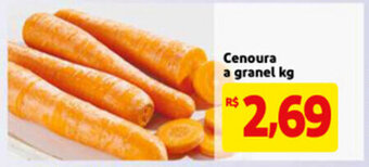 Mercado Extra Cenoura a granel 1kg oferta