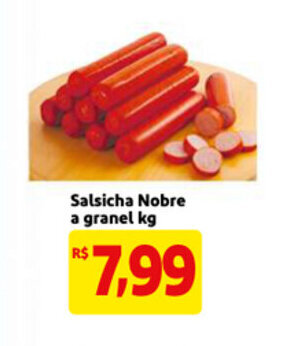 Mercado Extra Salsicha Nobre a granel 1kg oferta
