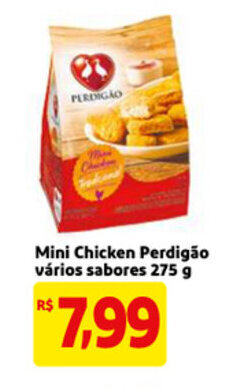 Mercado Extra Mini Chicken Perdigao varios sabores 275g oferta