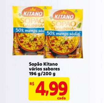 Mercado Extra Sopao Kitano varios sabores 196g/200g oferta