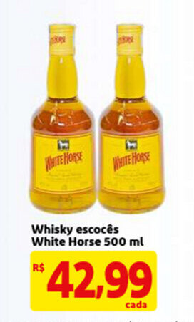 Mercado Extra Whisky escoces White Horse 500ml oferta