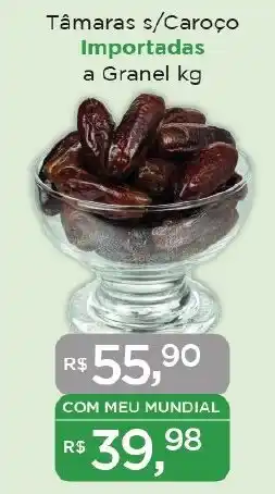 Tâmaras s/Caroço Importadas a Granel kg