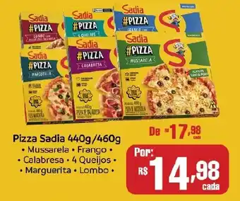 Supermercados Mundial Pizza Sadia 440g/460g oferta