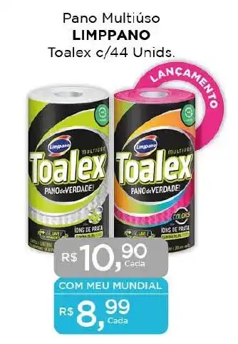 Pano Multiúso LIMPPANO Toalex c/44 Unids.