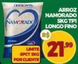 ARROZ NAMORADO 5KG TPI LONGO FINO