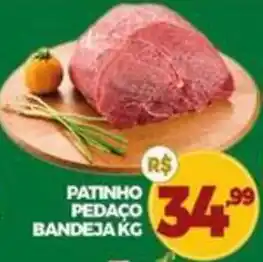 Supermercado Padrão PATINHO PEDAÇO BANDEJA KG oferta