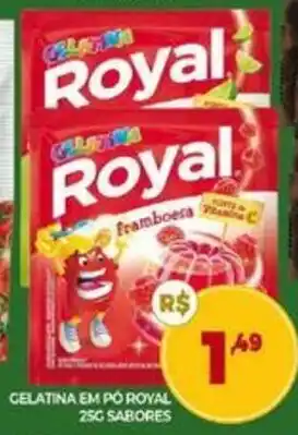 Supermercado Padrão GELATINA EM PÓ ROYAL 25G SABORES oferta