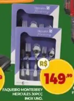 Supermercado Padrão FAQUEIRO MONTERREY HERCULES 30PCÇ INOX UND. oferta