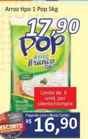 Supermercados Savegnago Arroz Tipo 1 Pop 5kg oferta
