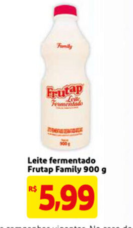 Mercado Extra Leite Fermentado Frutap Family 900g oferta