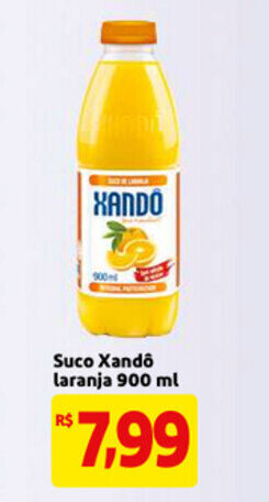 Mercado Extra Suco Xando laranja 900ml oferta