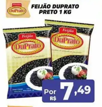 Miranda Supermercados FEIJÃO DUPRATO PRETO 1 KG oferta
