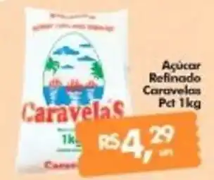 Supermercados Archer Açúcar Refinado Caravelas Pct 1kg oferta