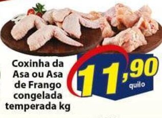 Coxinha da Asa ou Asa de Frango congelada temperada 1kg