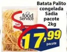 Vencedor Atacadista Batata Palito congelada Sadia pacote 2kg oferta