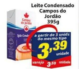 Vencedor Atacadista Leite Condensado Campos do Jordao 395g oferta