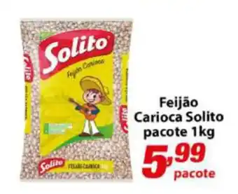 Ricoy Supermercados Feijão Carioca Solito pacote 1kg oferta