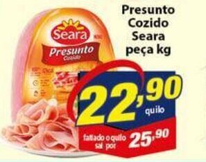 Vencedor Atacadista Presunto Cozido Seara peca 1kg oferta