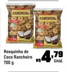 Rosquinha De Coco Rancheiro 700g