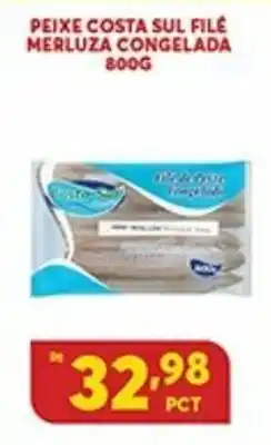 Atacadão Centro Sul Peixe Costa Sul File Merluza Congelada 800g oferta