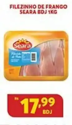 Atacadão Centro Sul Filezinho de frango Seara Bdj 1kg oferta