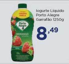 Apoio Mineiro Iogurte Liquido Porto Alegre Garrafão 1250g oferta