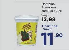 Apoio Mineiro Manteiga Primavera Com Sal 500g oferta