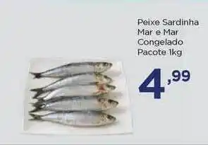 Apoio Mineiro Peixe Sardinha Mar E Mar Congelado Pacote 1kg oferta
