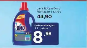Apoio Mineiro Lava Roupa Omo Multiação 1L oferta