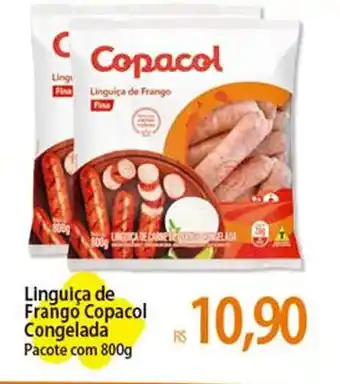 Atacadão Linguiça de Frango Copacol Congelada Pacote com 800g oferta