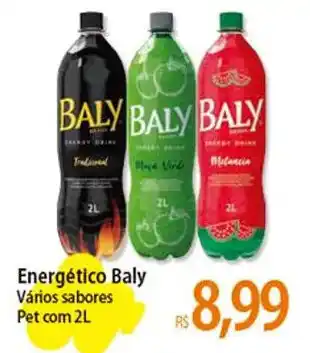 Atacadão Energético Baly Vários sabores Pet com 2L oferta