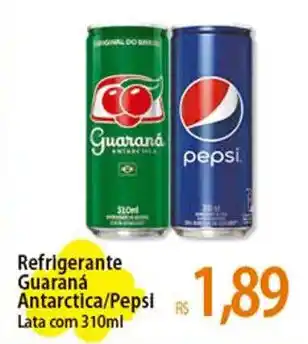 Atacadão Refrigerante Guaraná Antarctica/Pepsi Lata com 310ml oferta