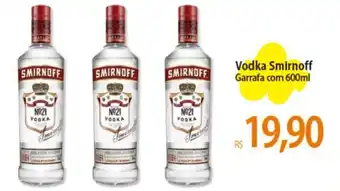 Atacadão Vodka Smirnoff Garrafa com 600ml oferta