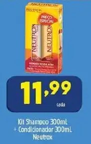 Kit Shampoo 300ml + Condicionador 300ml Neutrox