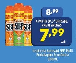 Arena Atacado Inseticida Aerossol SBP Multi Embalagem Economica 380ml oferta